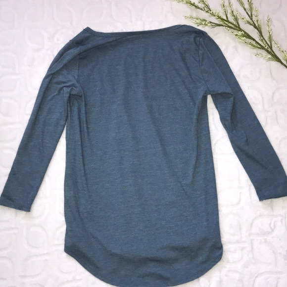 LUCKY BRAND Peacock Long Sleeve Graphic Tee Sm - Picture 6 of 8